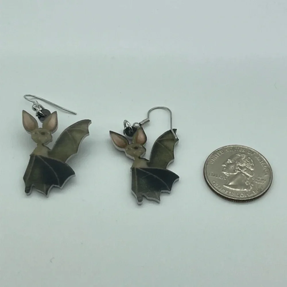 Batty 🦇 Earrings - Picture 3 of 3